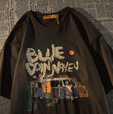 Fashionable Oversize Charcoal Tee - 19bay